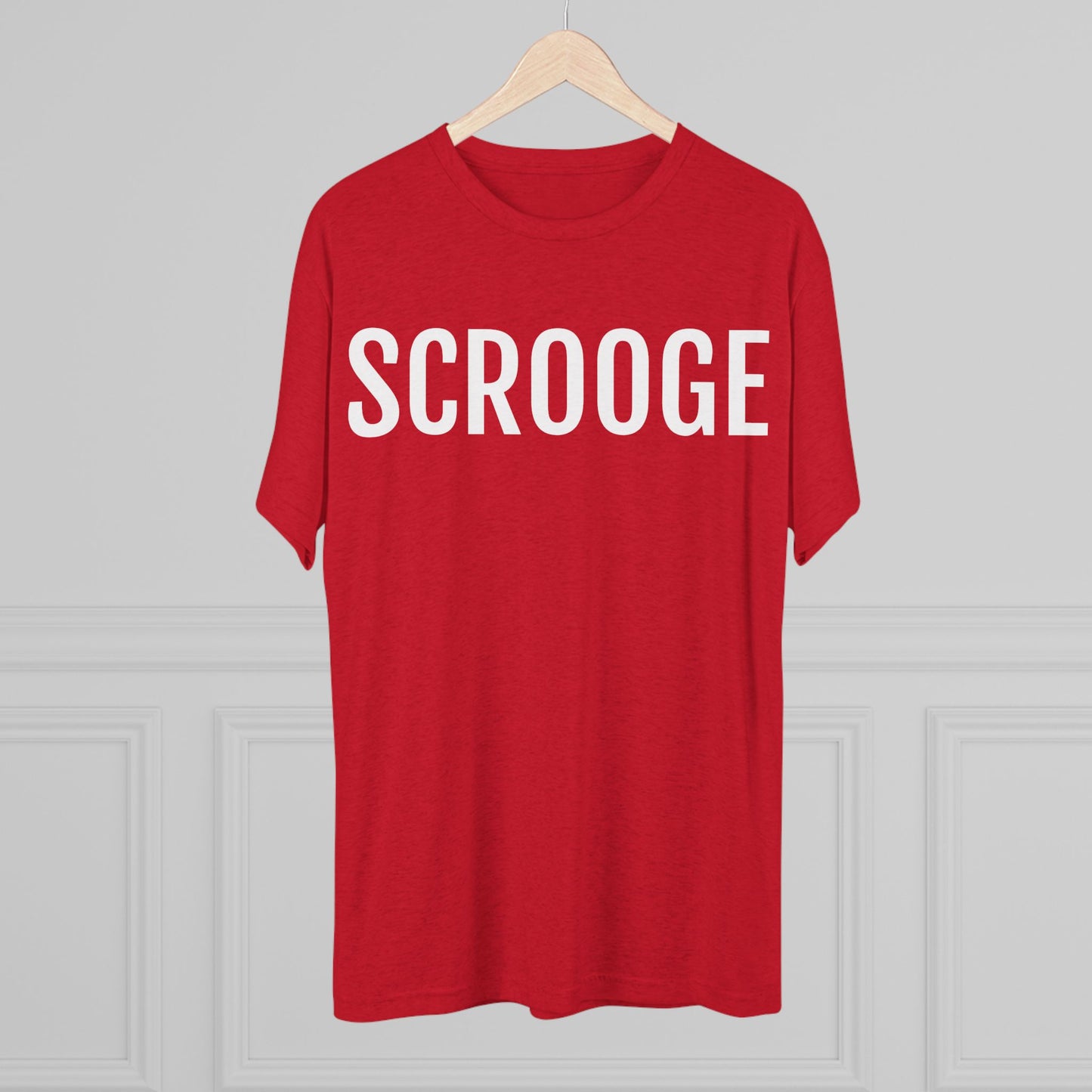 Unisex Tri-Blend Crew Tee - Scrooge