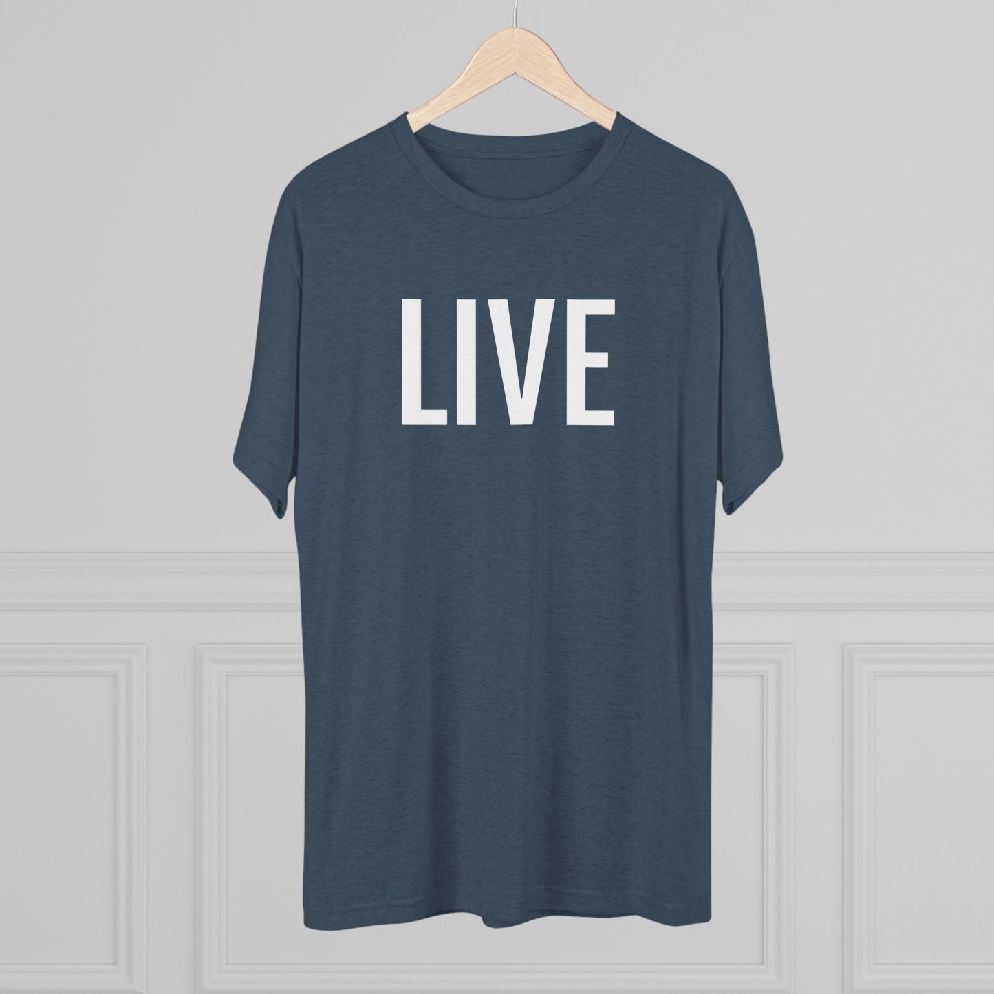 Unisex Tri-Blend Crew Tee - Live