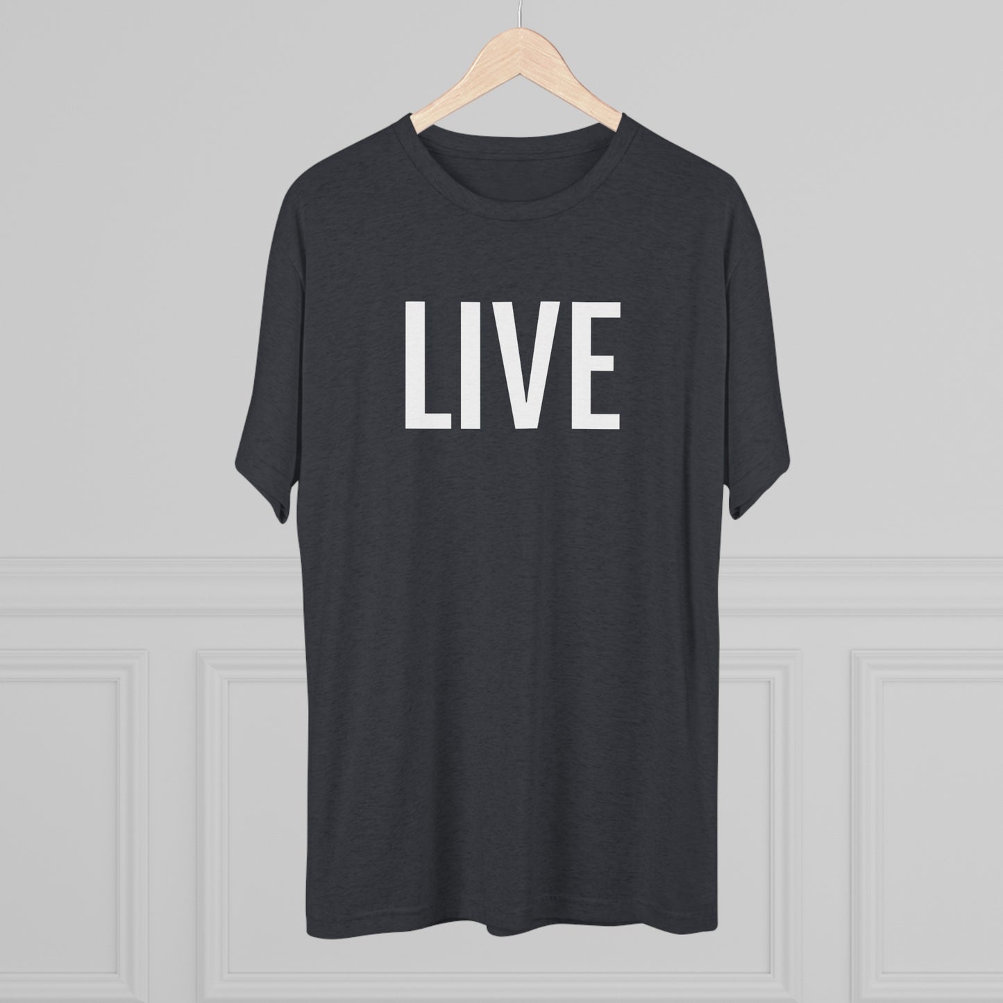 Unisex Tri-Blend Crew Tee - Live