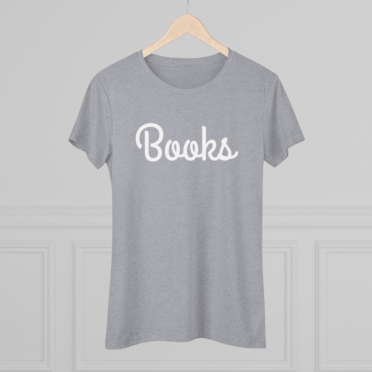 Women's Triblend Tee - Books