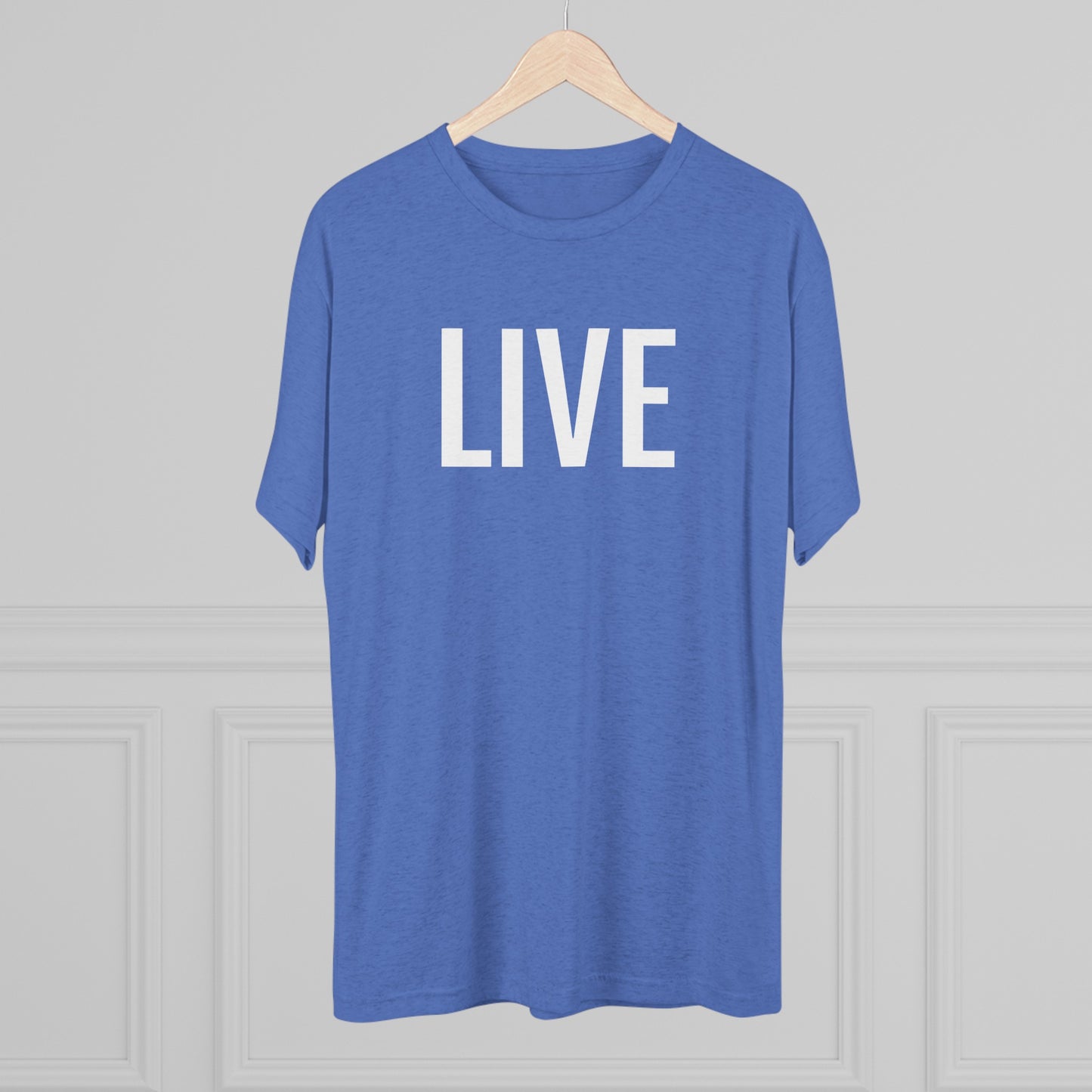 Unisex Tri-Blend Crew Tee - Live
