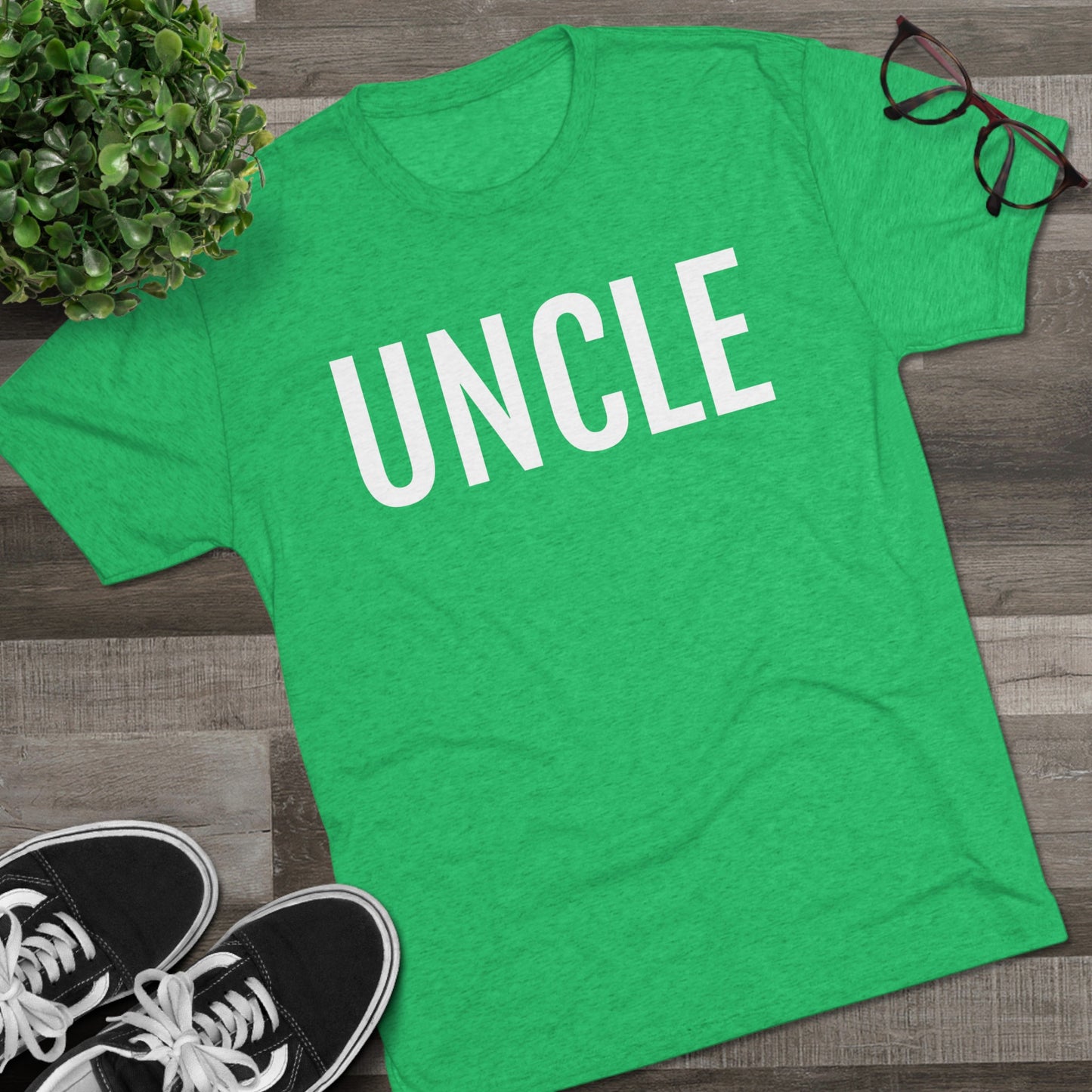 Unisex Tri-Blend Crew Tee - Uncle