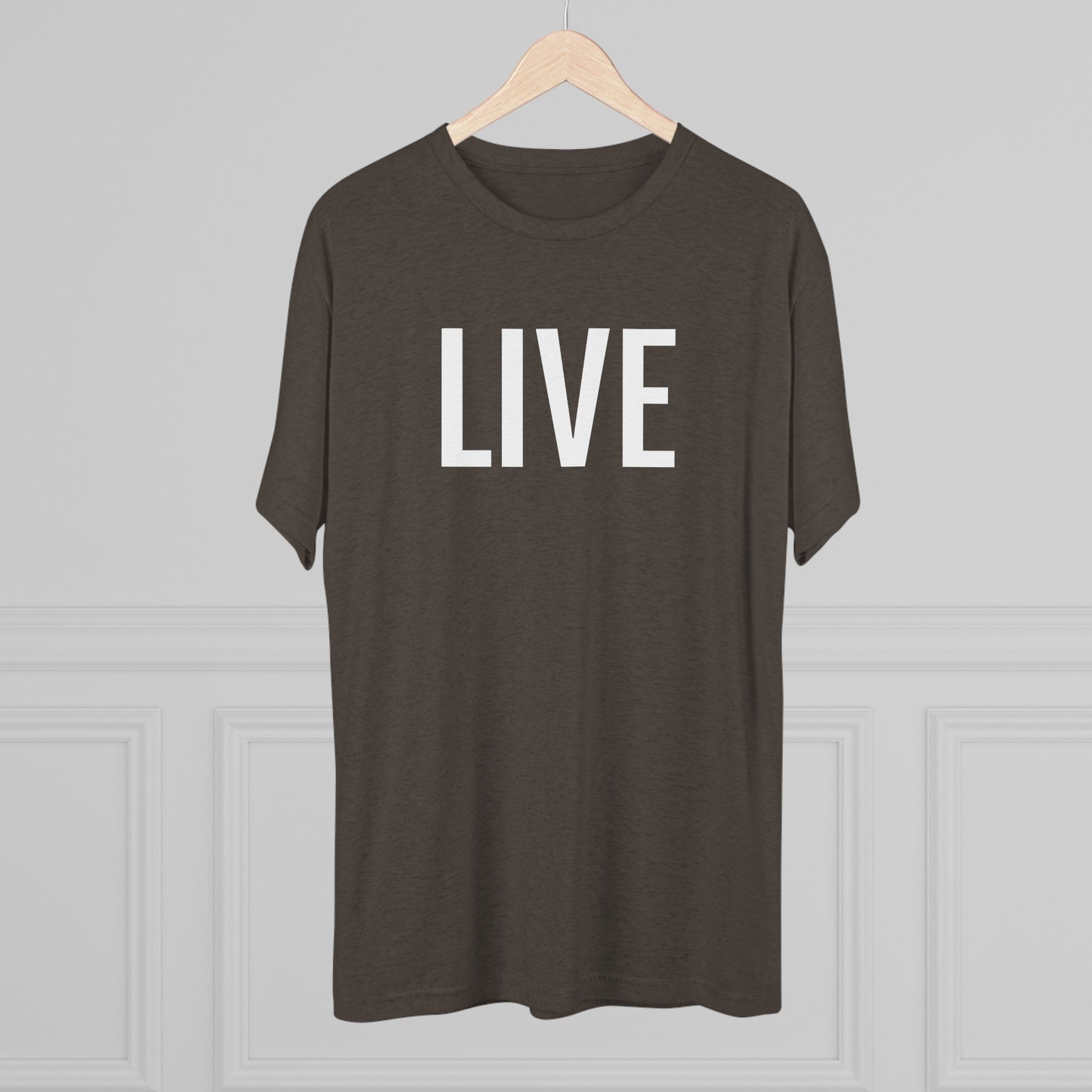 Unisex Tri-Blend Crew Tee - Live