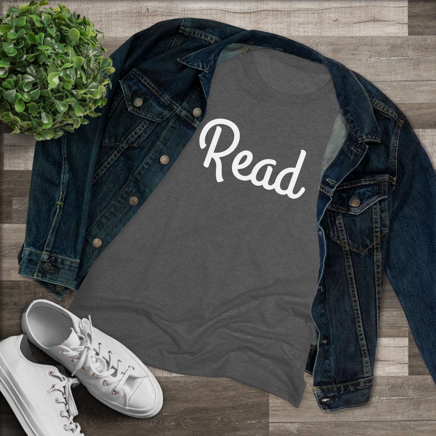 Women's Triblend Tee - Read