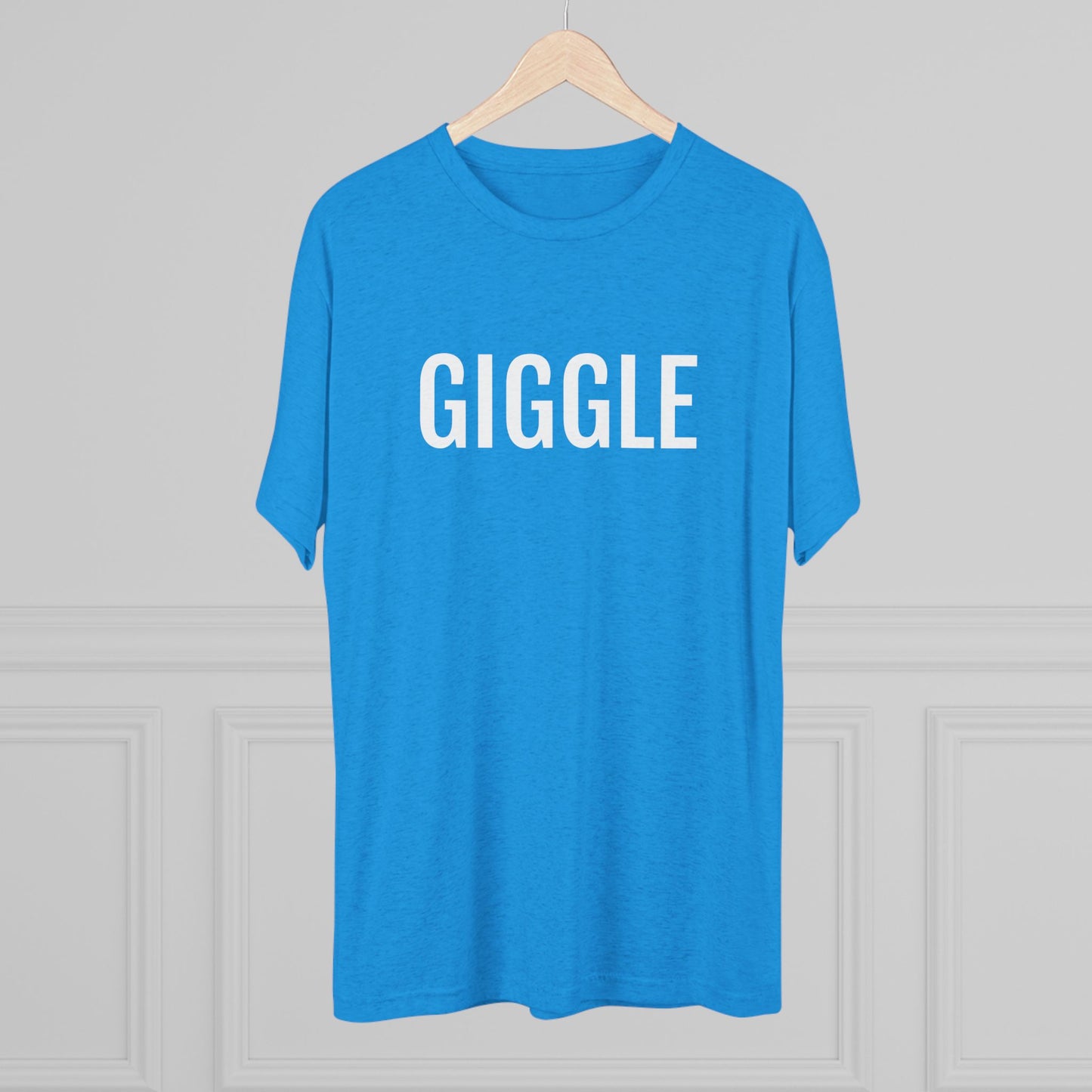 Unisex Tri-Blend Crew Tee - Giggle