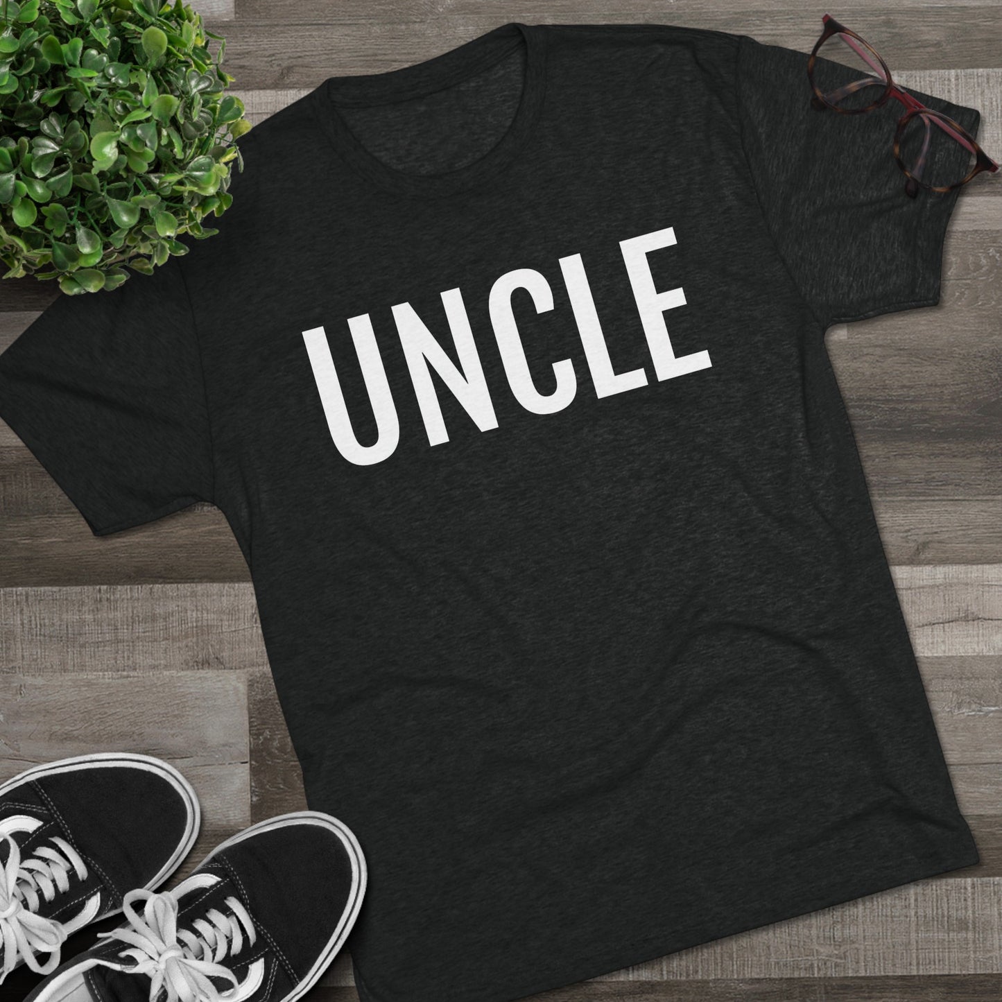Unisex Tri-Blend Crew Tee - Uncle