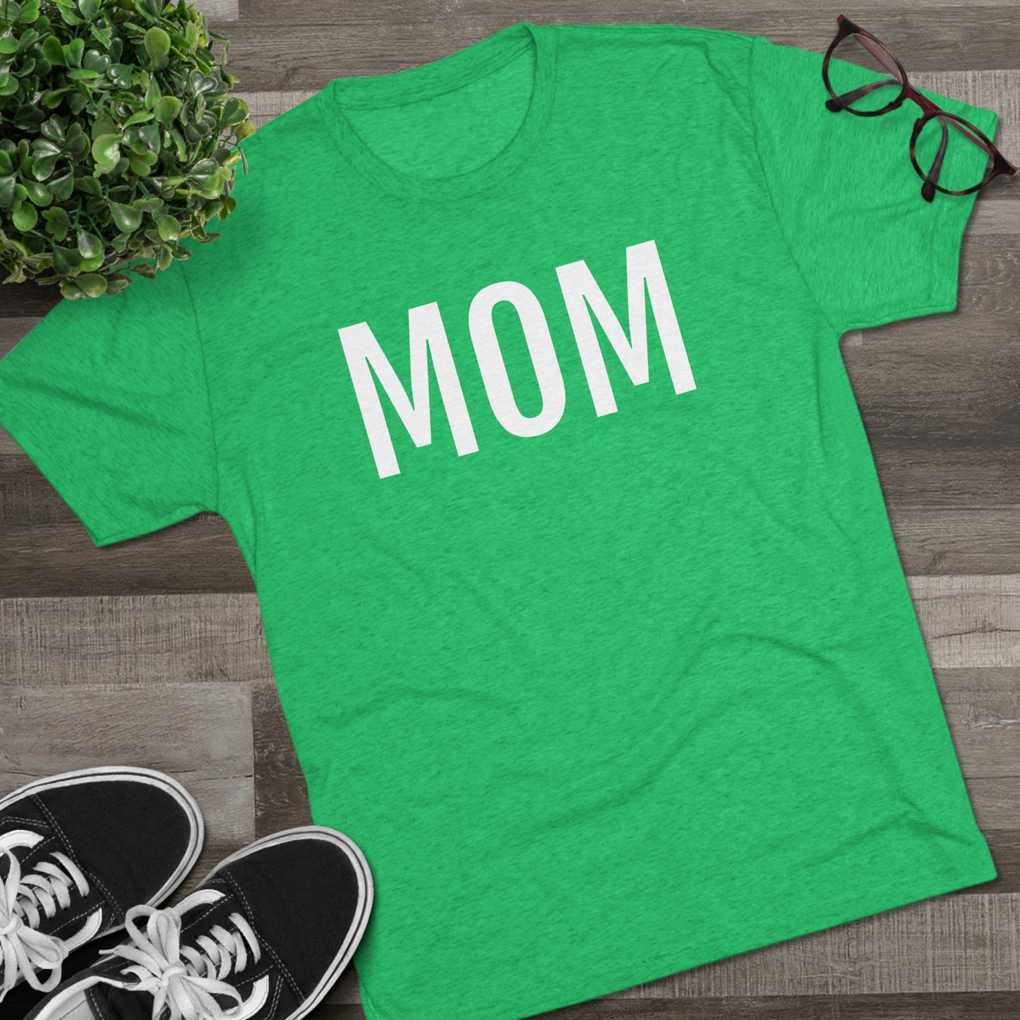Unisex Tri-Blend Crew Tee - Mom