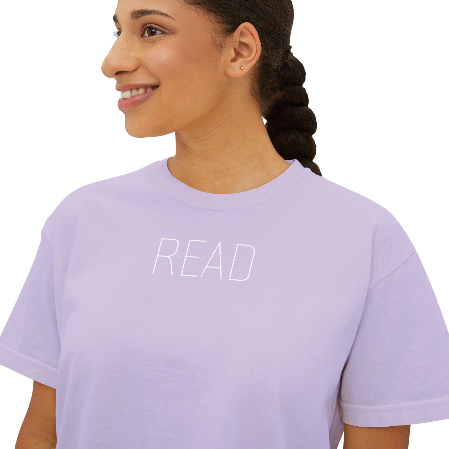 Women's Boxy Tee - Read