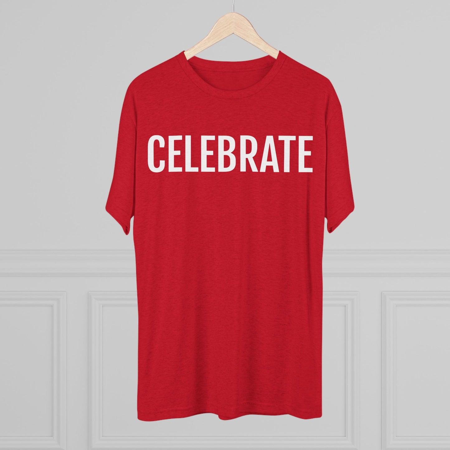 Unisex Tri-Blend Crew Tee - Celebrate