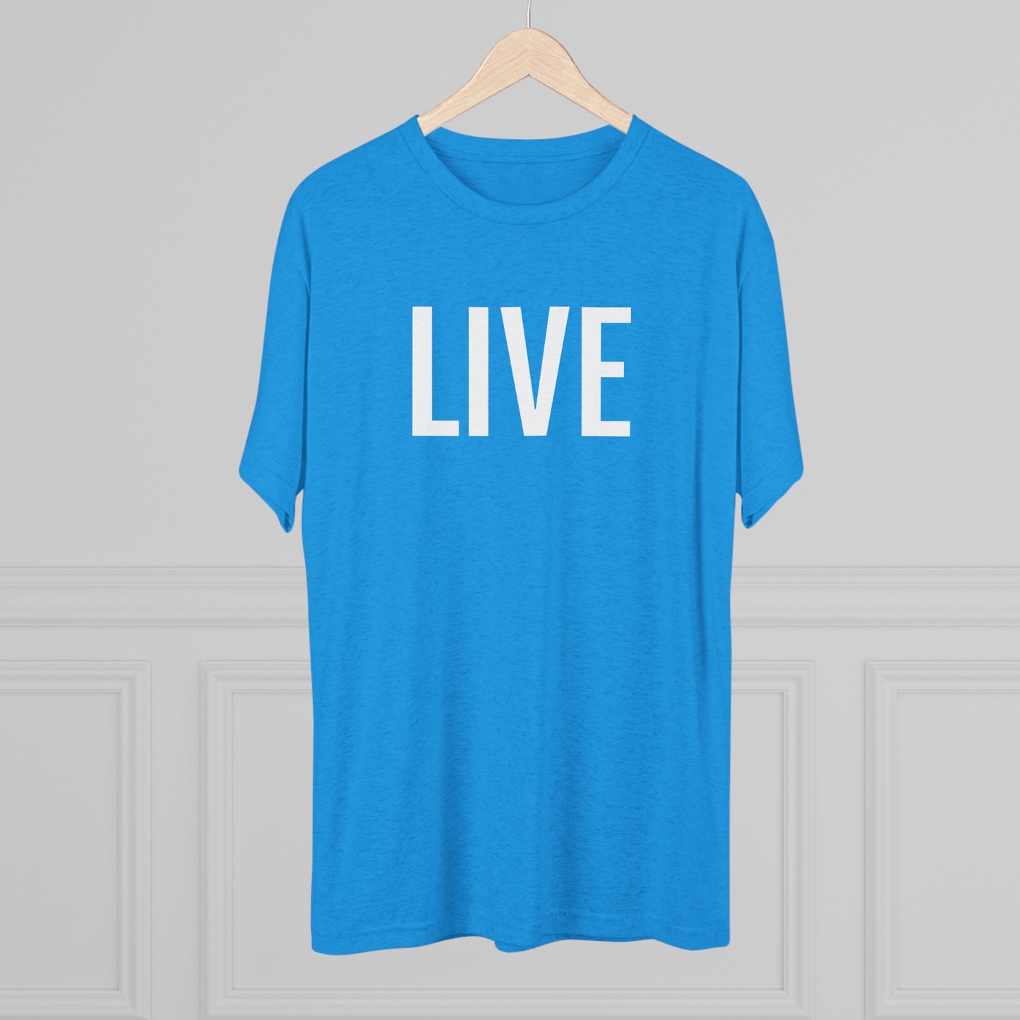 Unisex Tri-Blend Crew Tee - Live