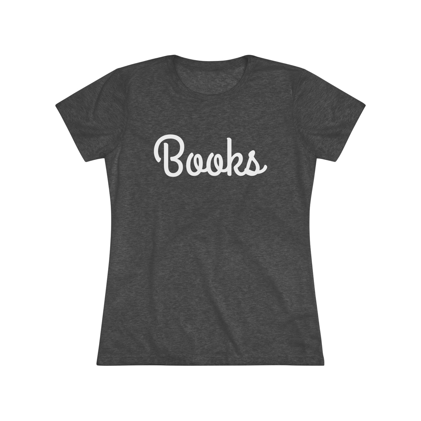 Women's Triblend Tee - Books