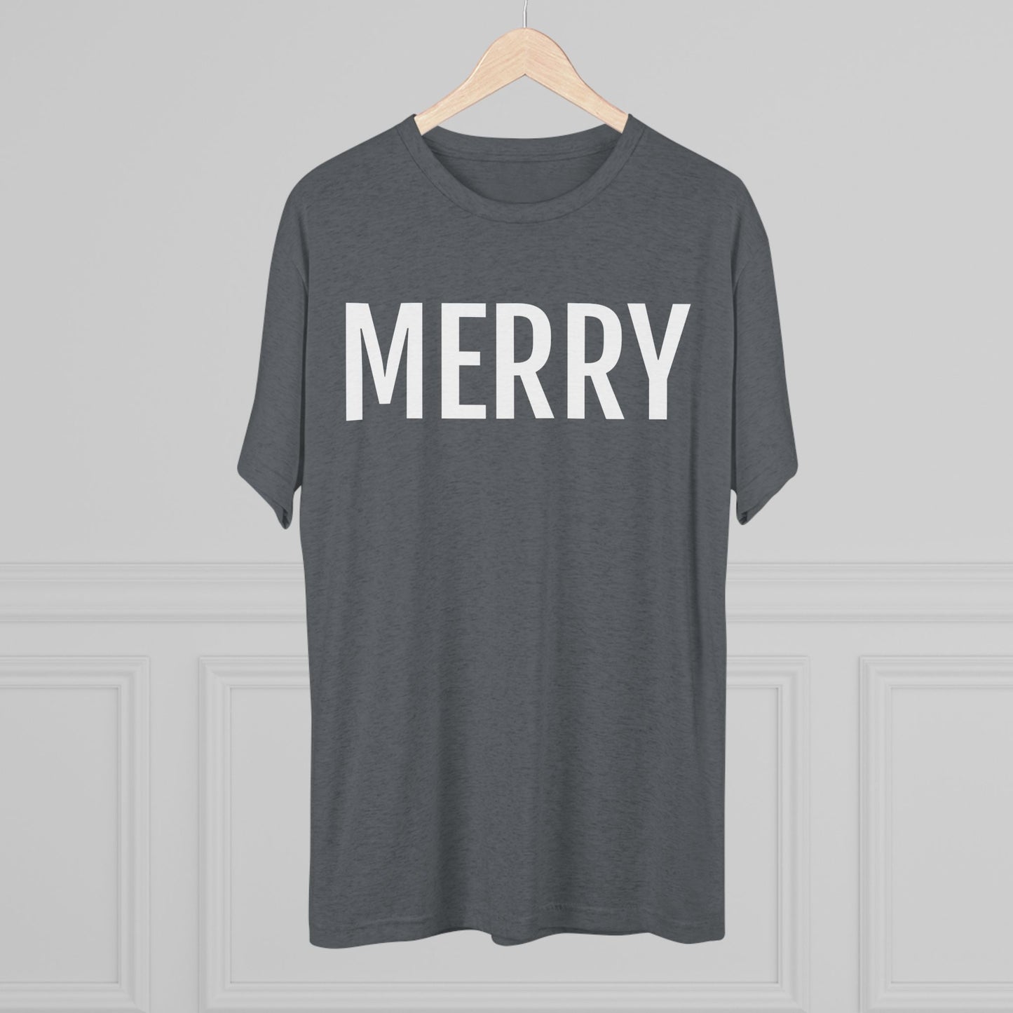 Unisex Tri-Blend Crew Tee - Merry