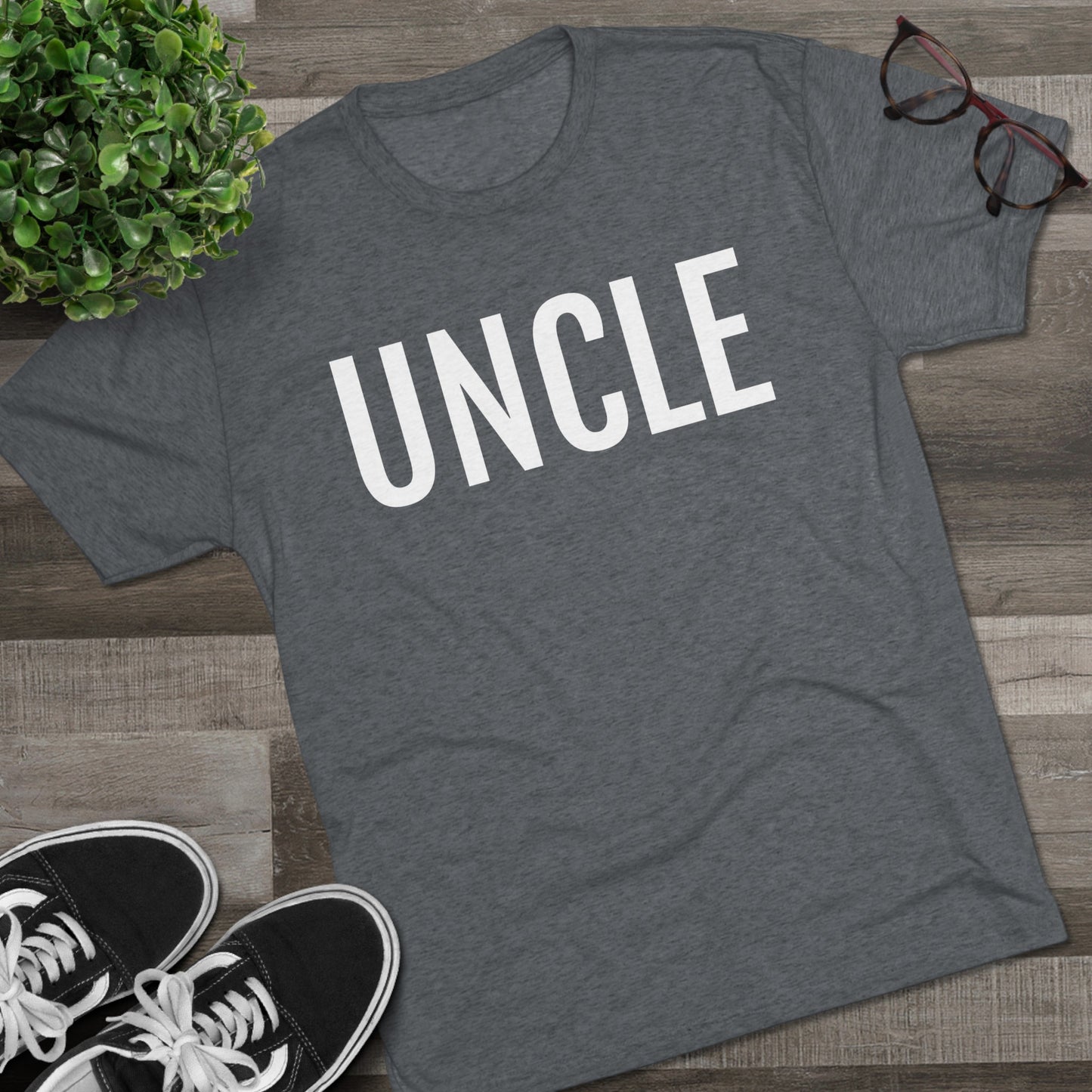Unisex Tri-Blend Crew Tee - Uncle