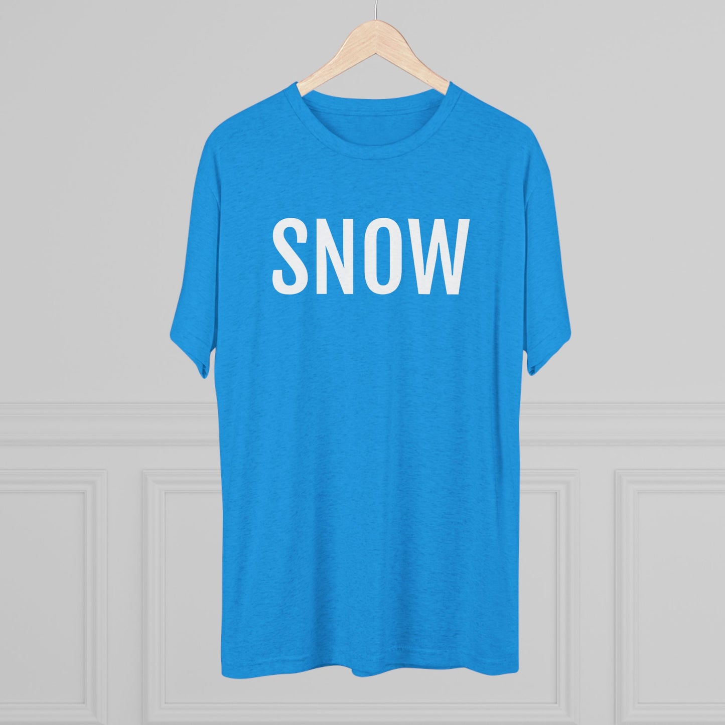 Unisex Tri-Blend Crew Tee - Snow