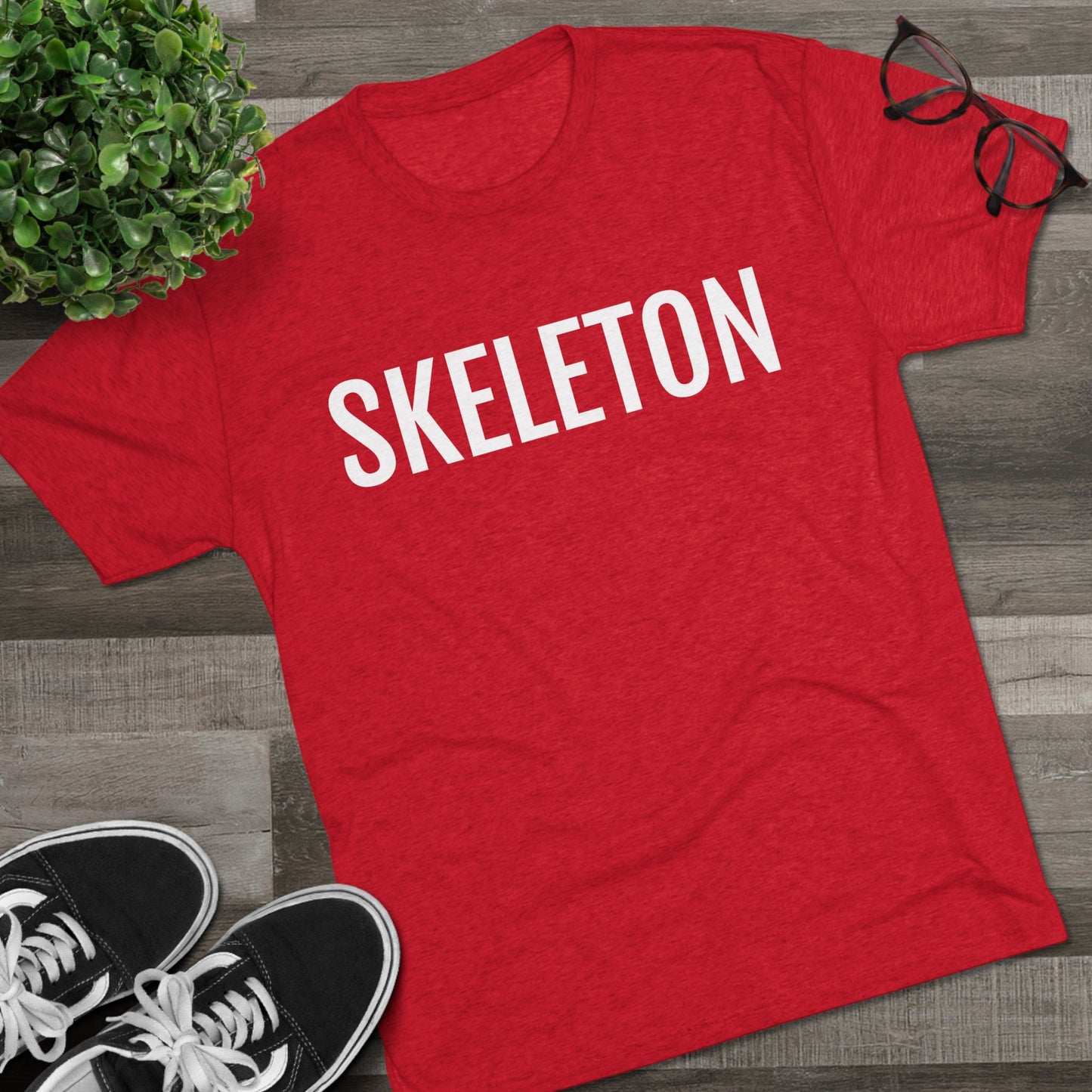 Unisex Tri-Blend Crew Tee - Skeleton