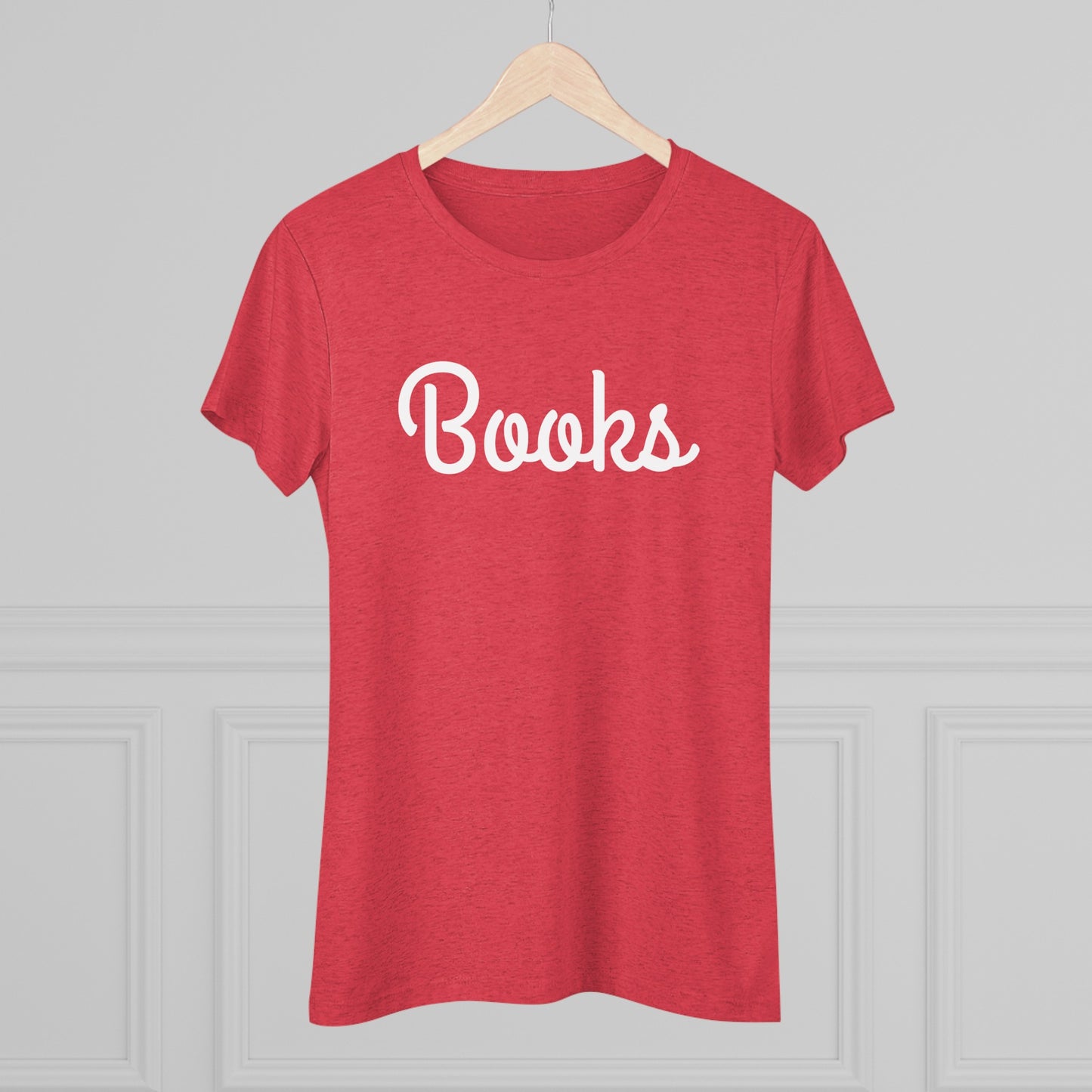 Women's Triblend Tee - Books