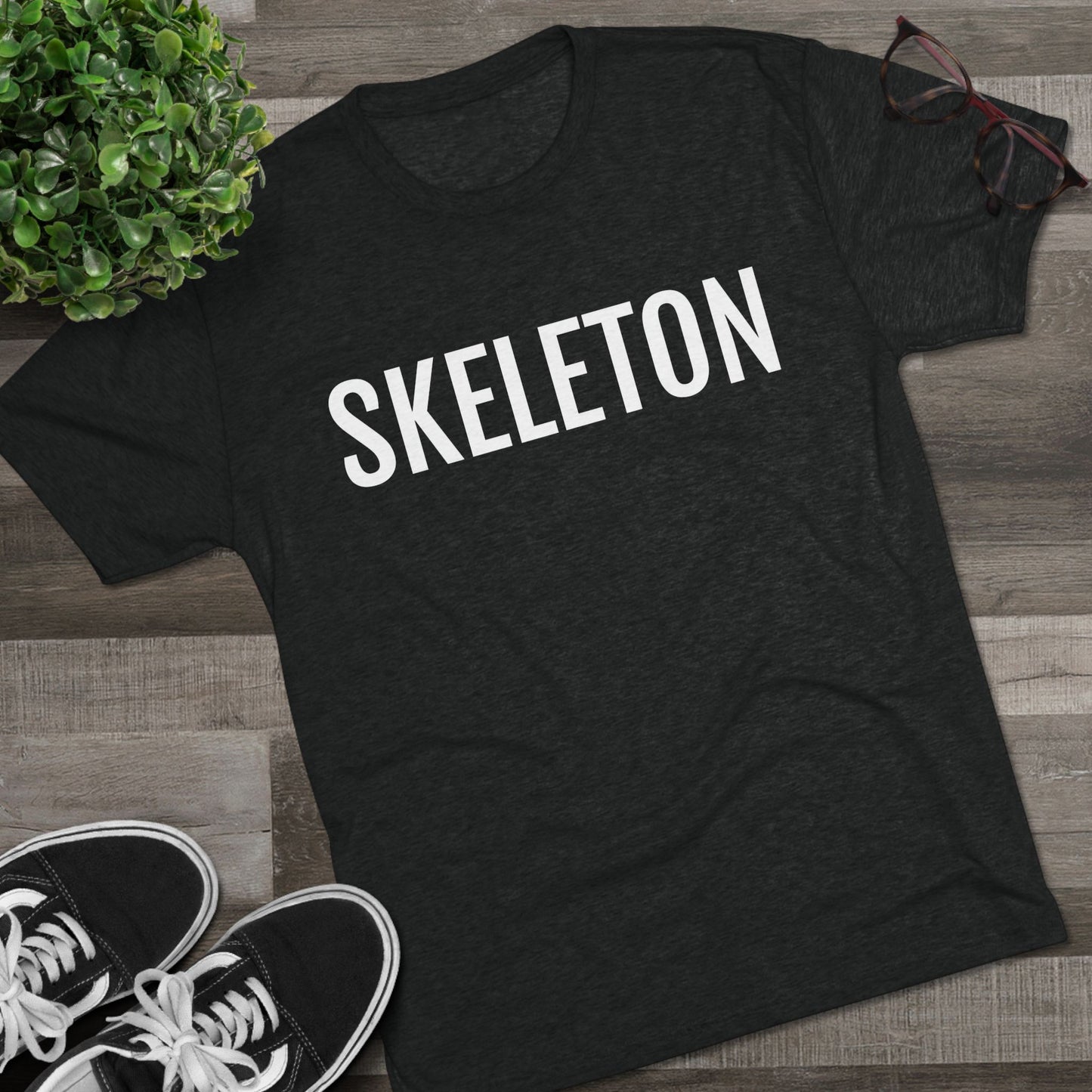 Unisex Tri-Blend Crew Tee - Skeleton