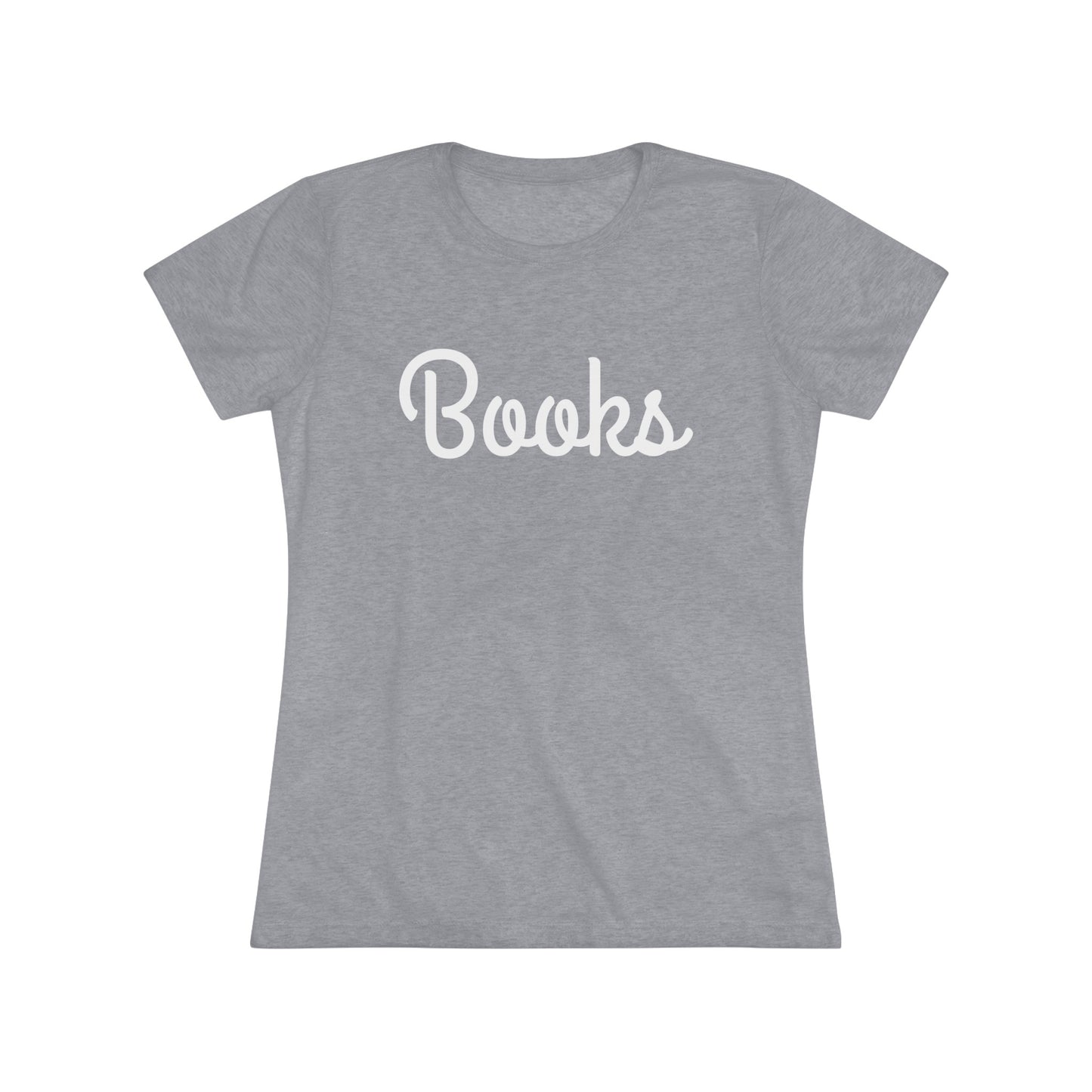 Women's Triblend Tee - Books