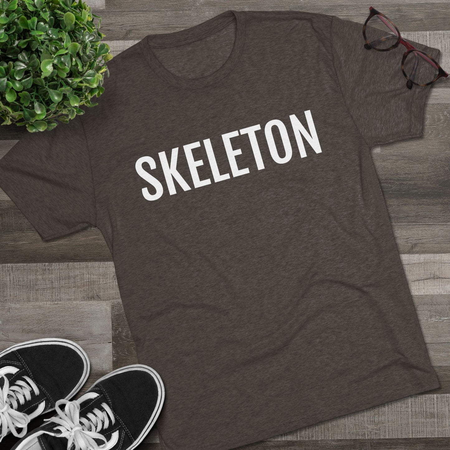 Unisex Tri-Blend Crew Tee - Skeleton