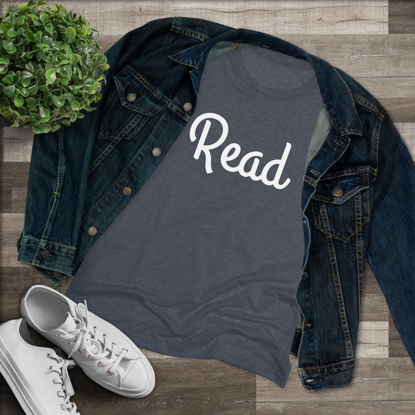 Women's Triblend Tee - Read