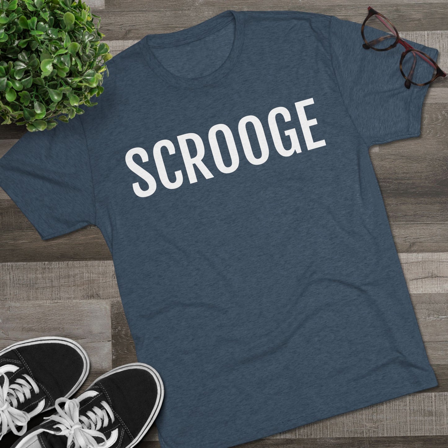 Unisex Tri-Blend Crew Tee - Scrooge