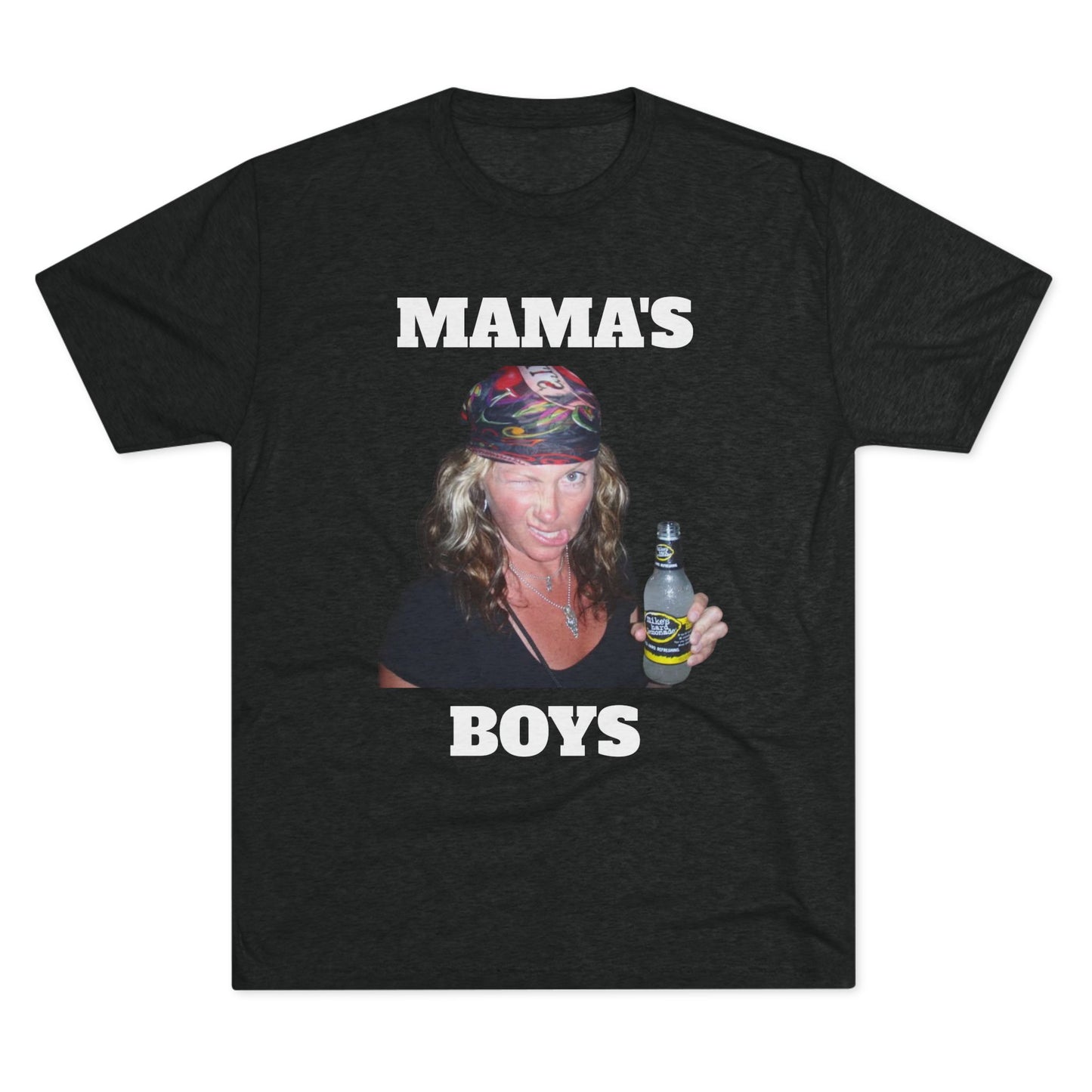 Unisex Tri-Blend Crew Tee - MAMA'S BOYS