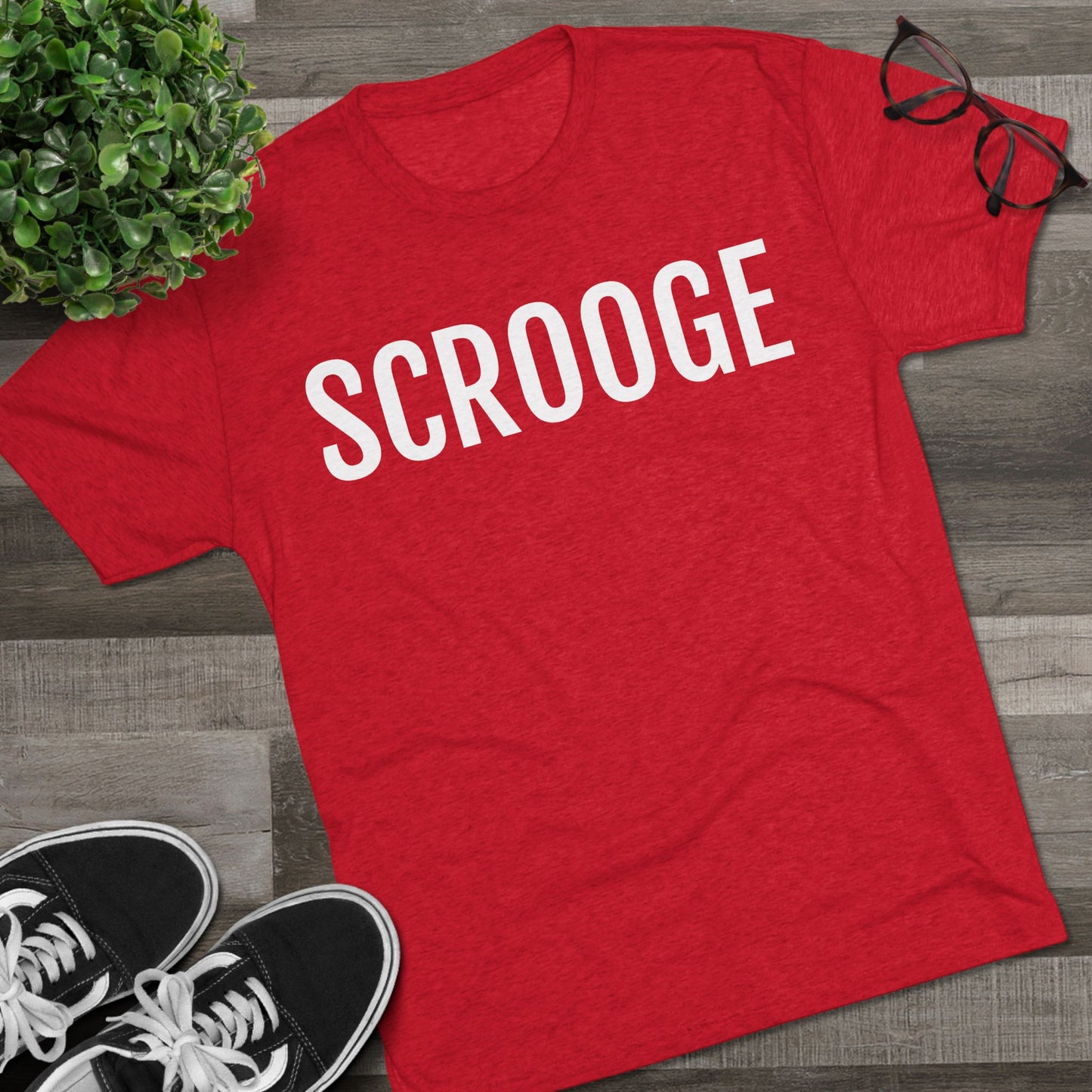 Unisex Tri-Blend Crew Tee - Scrooge