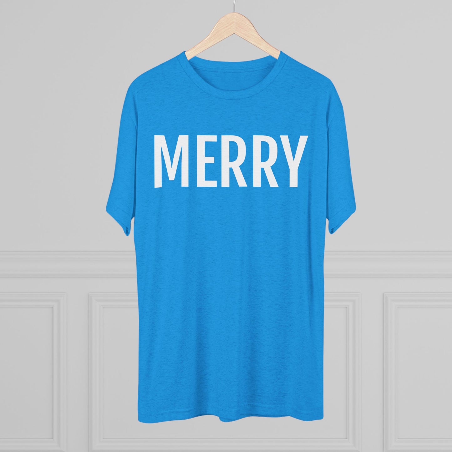 Unisex Tri-Blend Crew Tee - Merry