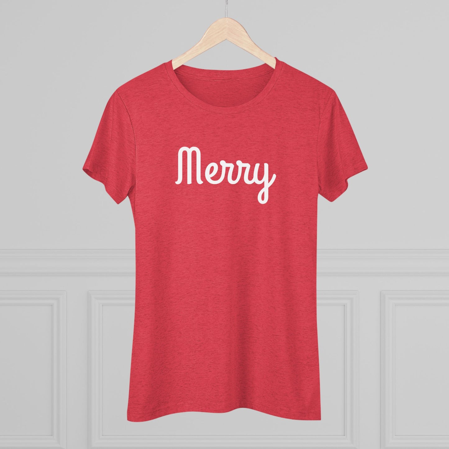Women's Triblend Tee - Merry