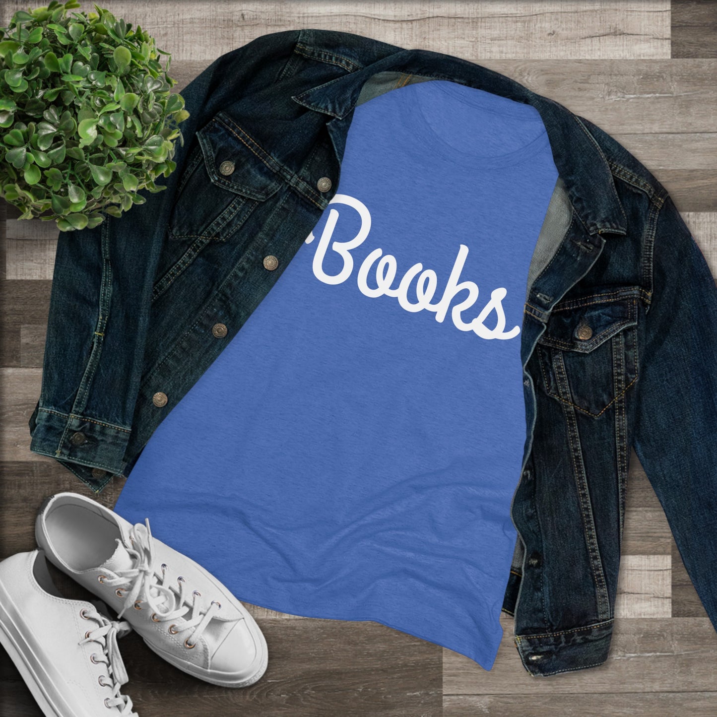 Women's Triblend Tee - Books