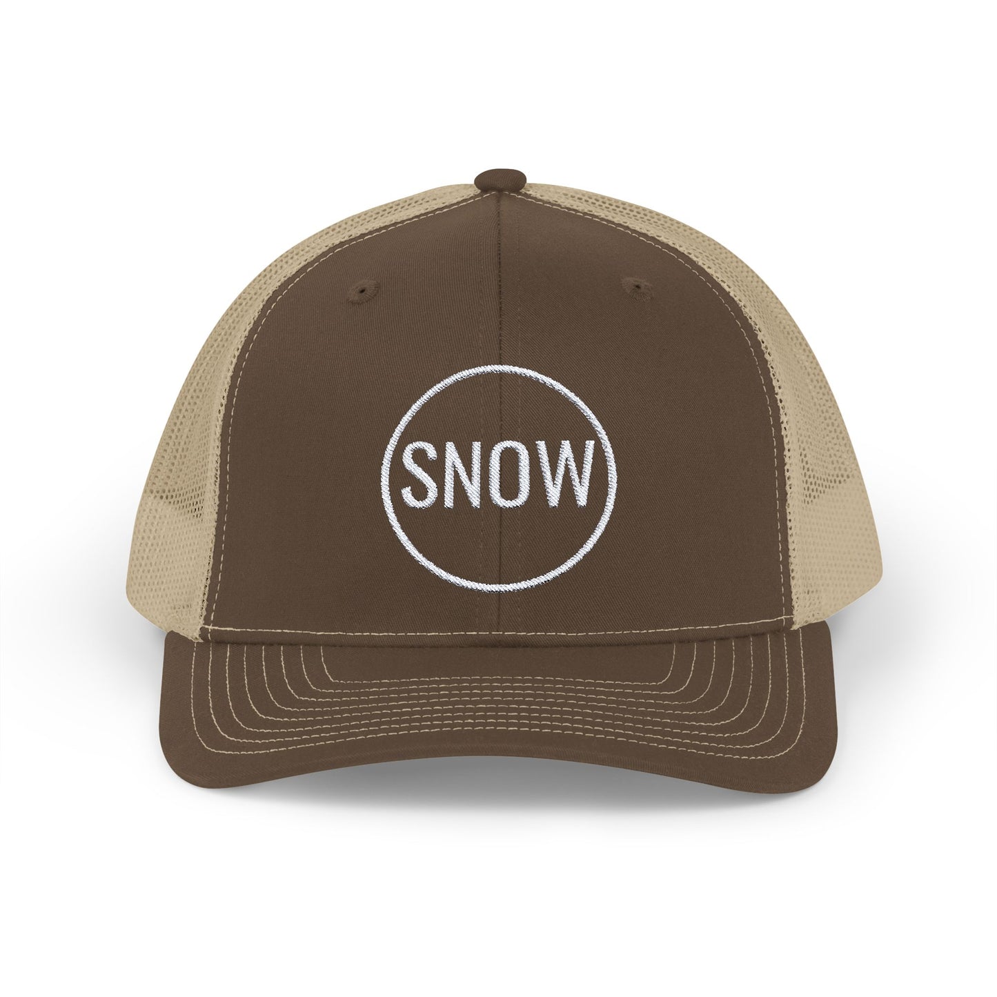 Snapback Trucker Cap - Snow