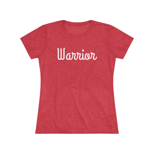 Women's Triblend Tee - Warrior