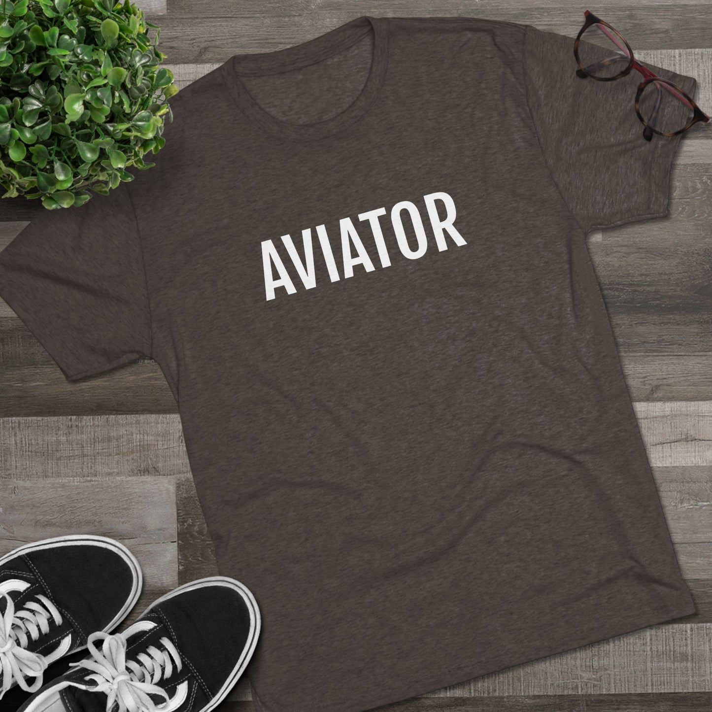Unisex Tri-Blend Crew Tee - AVIATOR