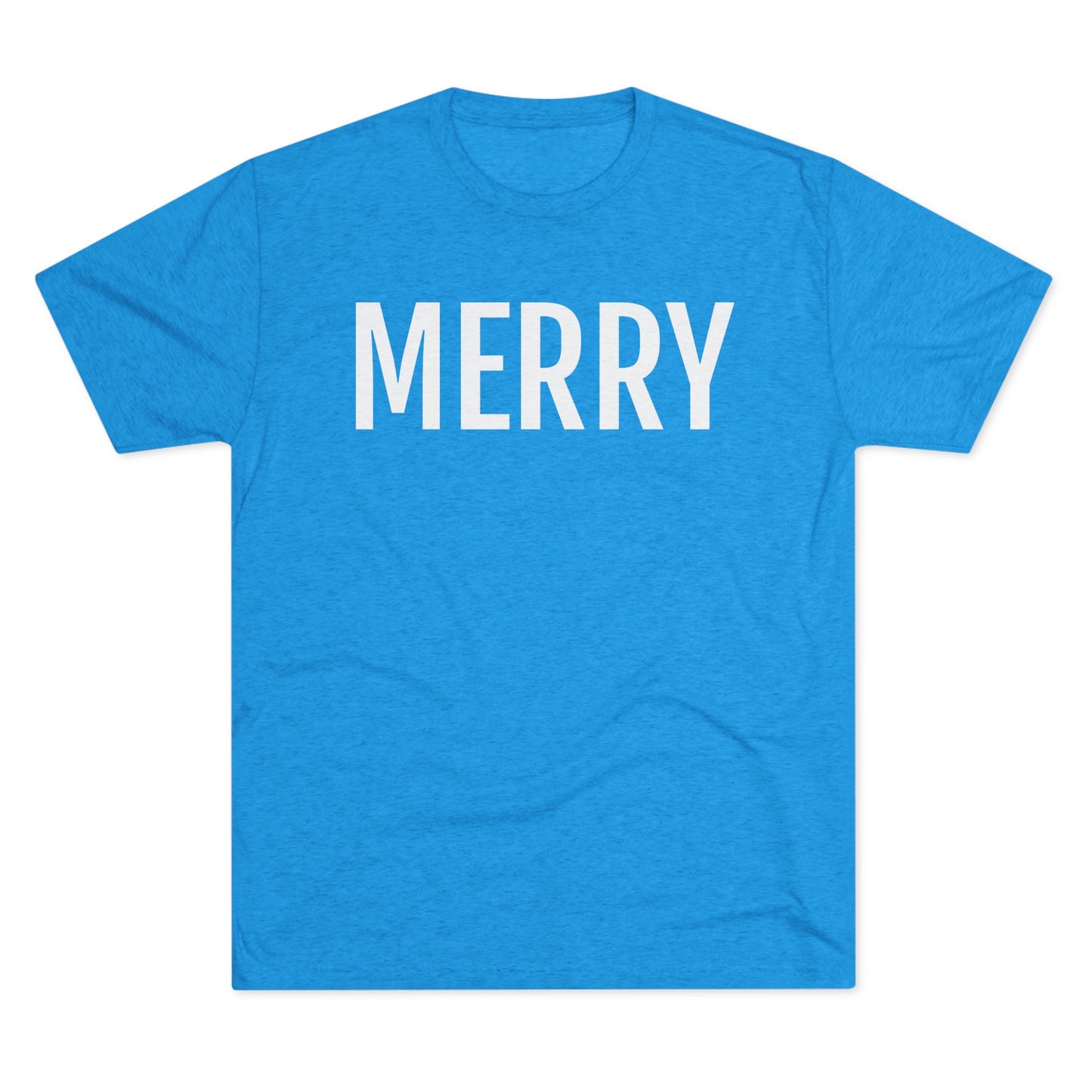 Unisex Tri-Blend Crew Tee - Merry