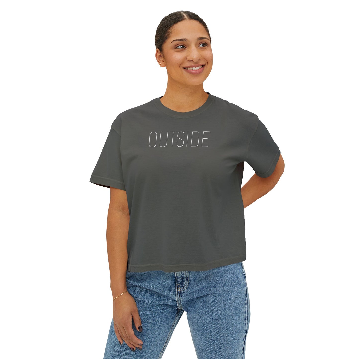 Women's Boxy Tee - Outside