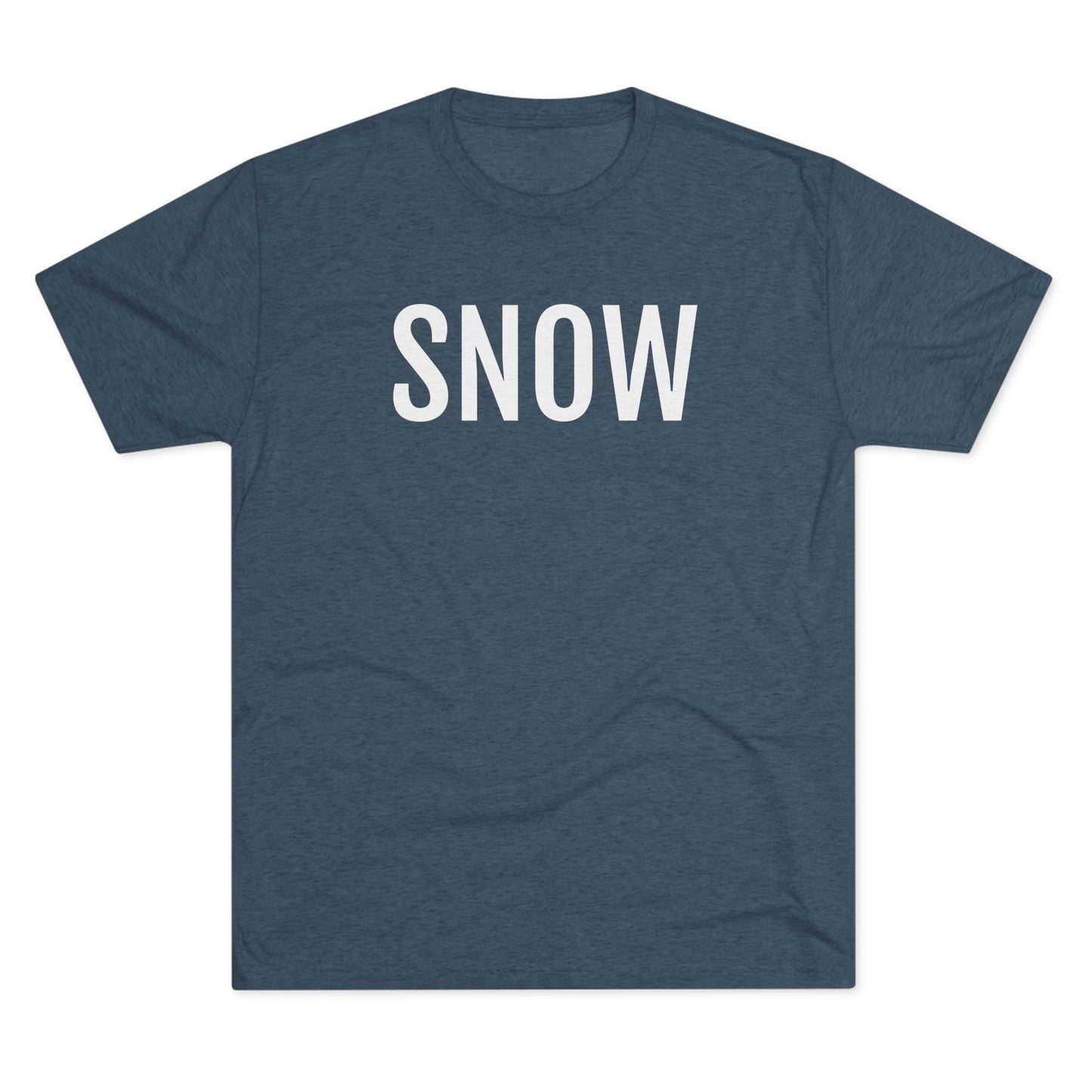Unisex Tri-Blend Crew Tee - Snow