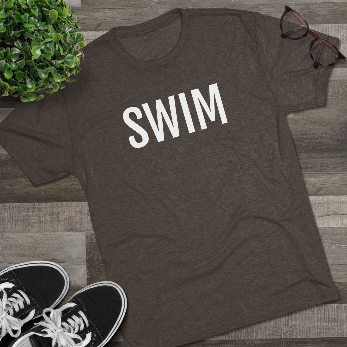 Unisex Tri-Blend Crew Tee - Swim
