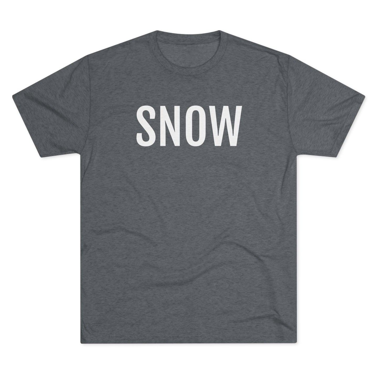 Unisex Tri-Blend Crew Tee - Snow