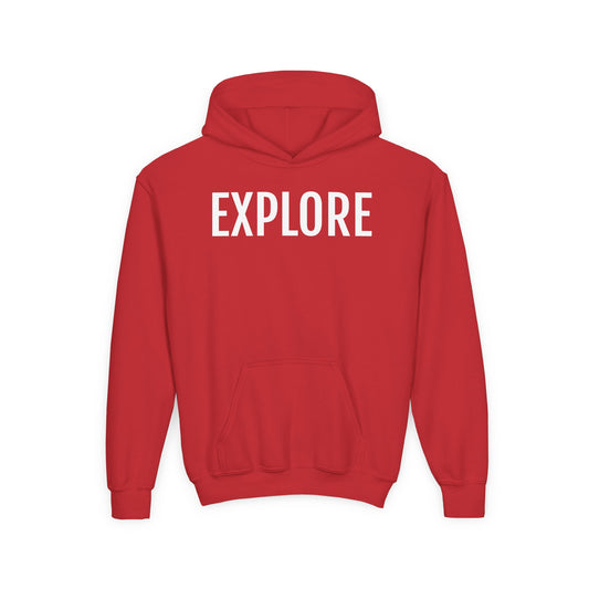Youth Heavy Blend Hooded Sweatshirt - Explore
