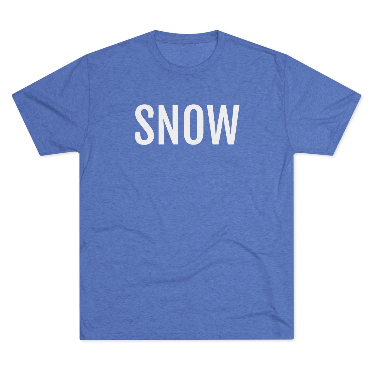 Unisex Tri-Blend Crew Tee - Snow