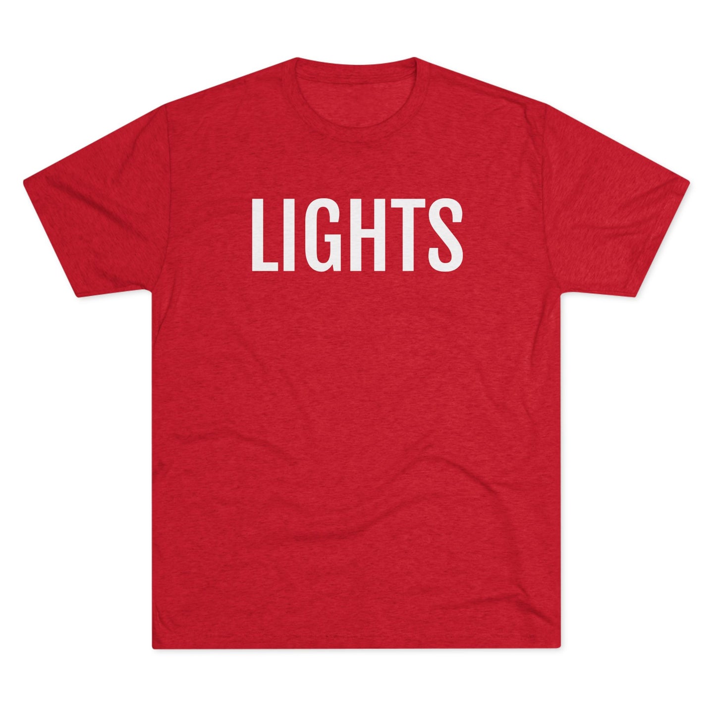 Unisex Tri-Blend Crew Tee - Lights
