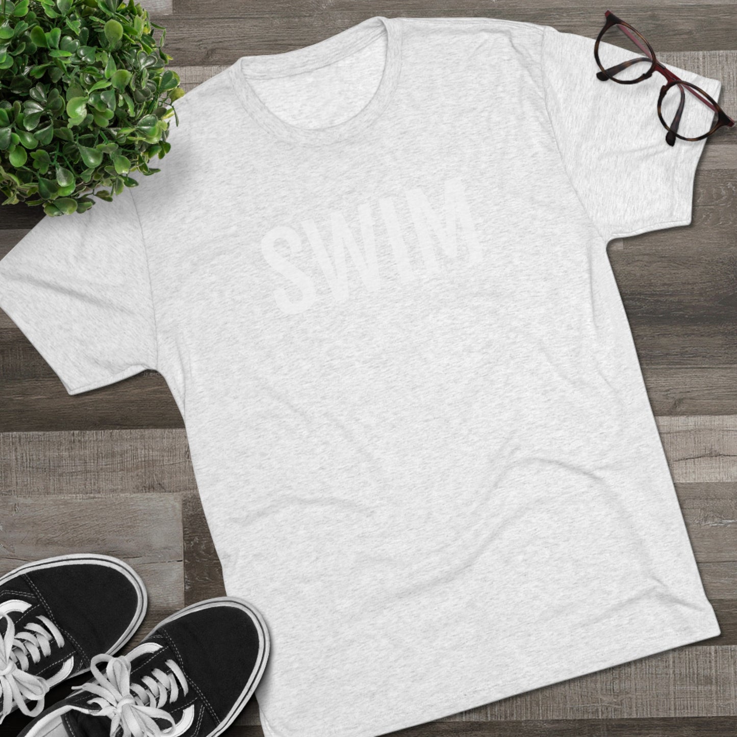 Unisex Tri-Blend Crew Tee - Swim