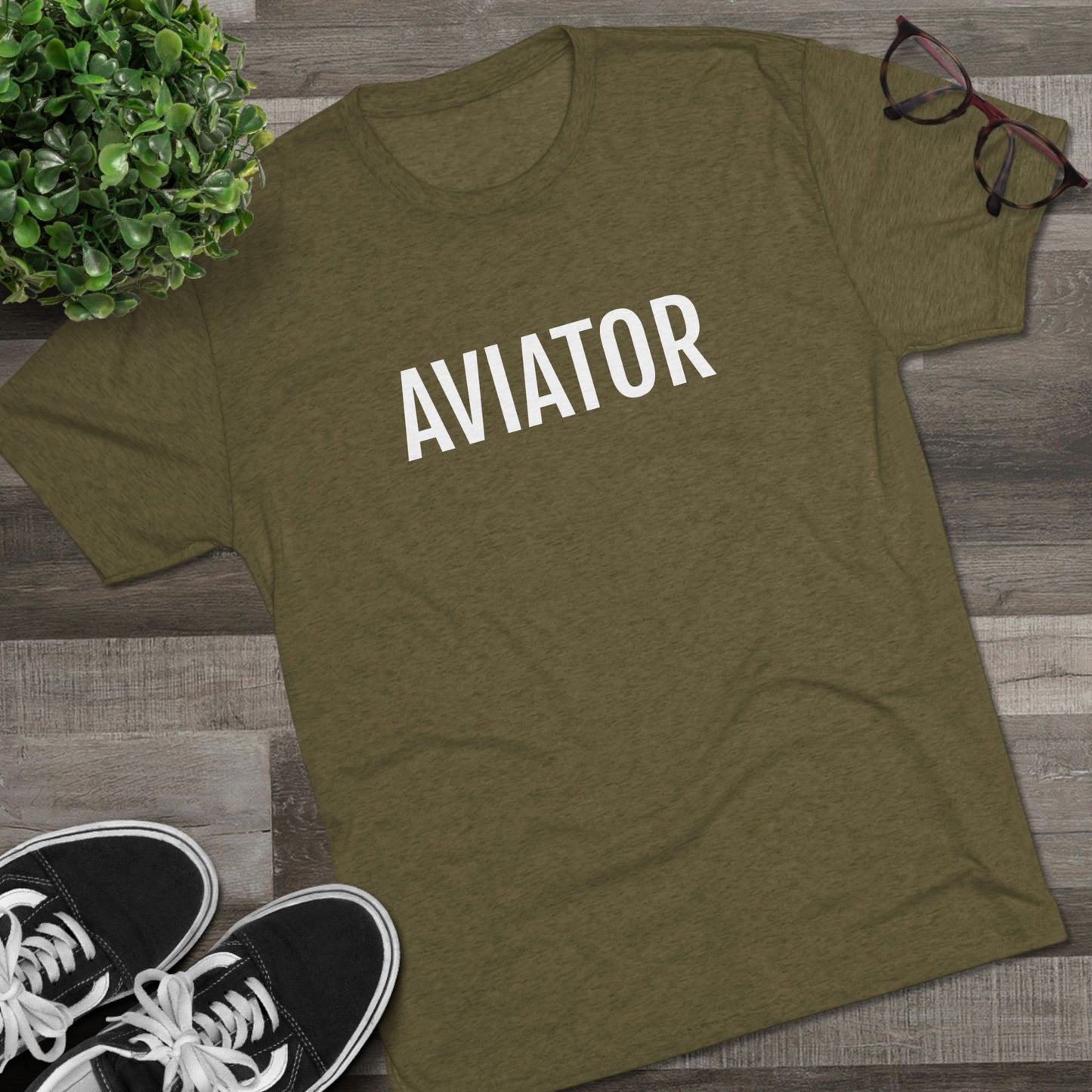Unisex Tri-Blend Crew Tee - AVIATOR