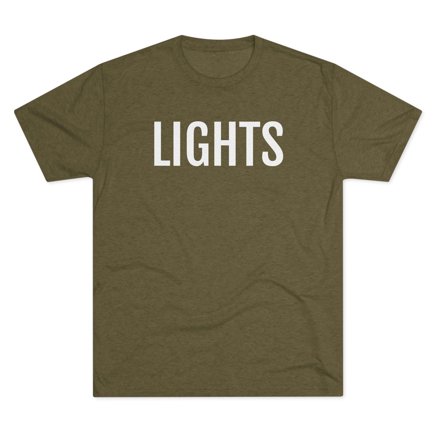 Unisex Tri-Blend Crew Tee - Lights