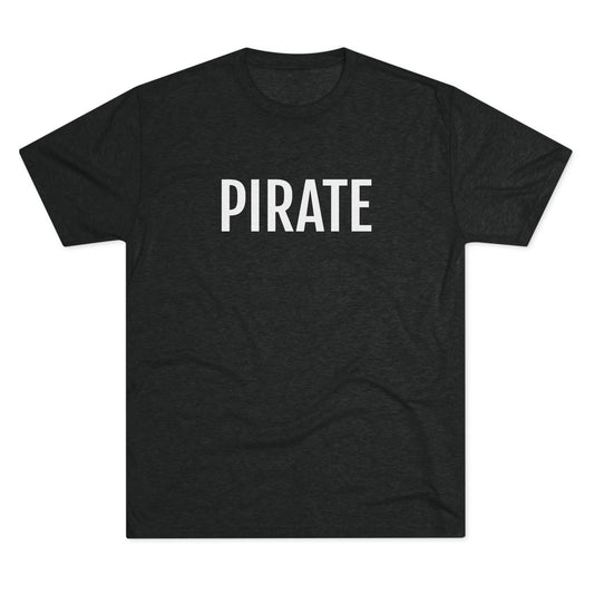 Unisex Tri-Blend Crew Tee - Pirate