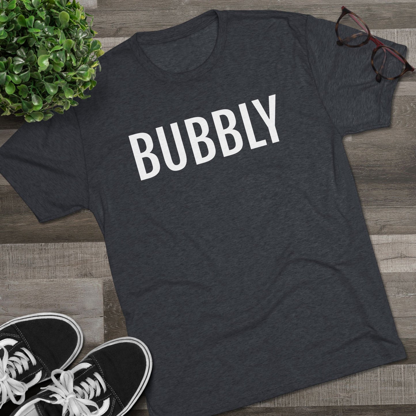 Unisex Tri-Blend Crew Tee - Bubbly