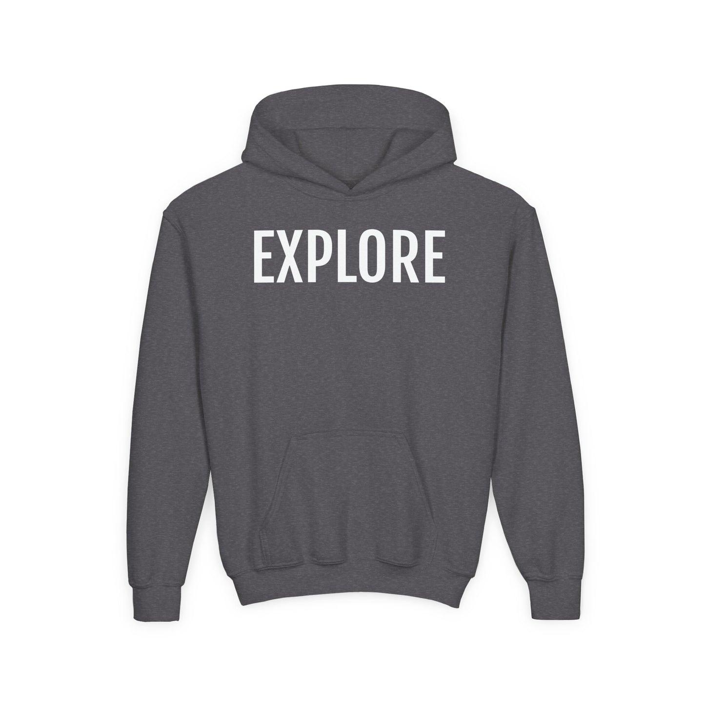 Youth Heavy Blend Hooded Sweatshirt - Explore