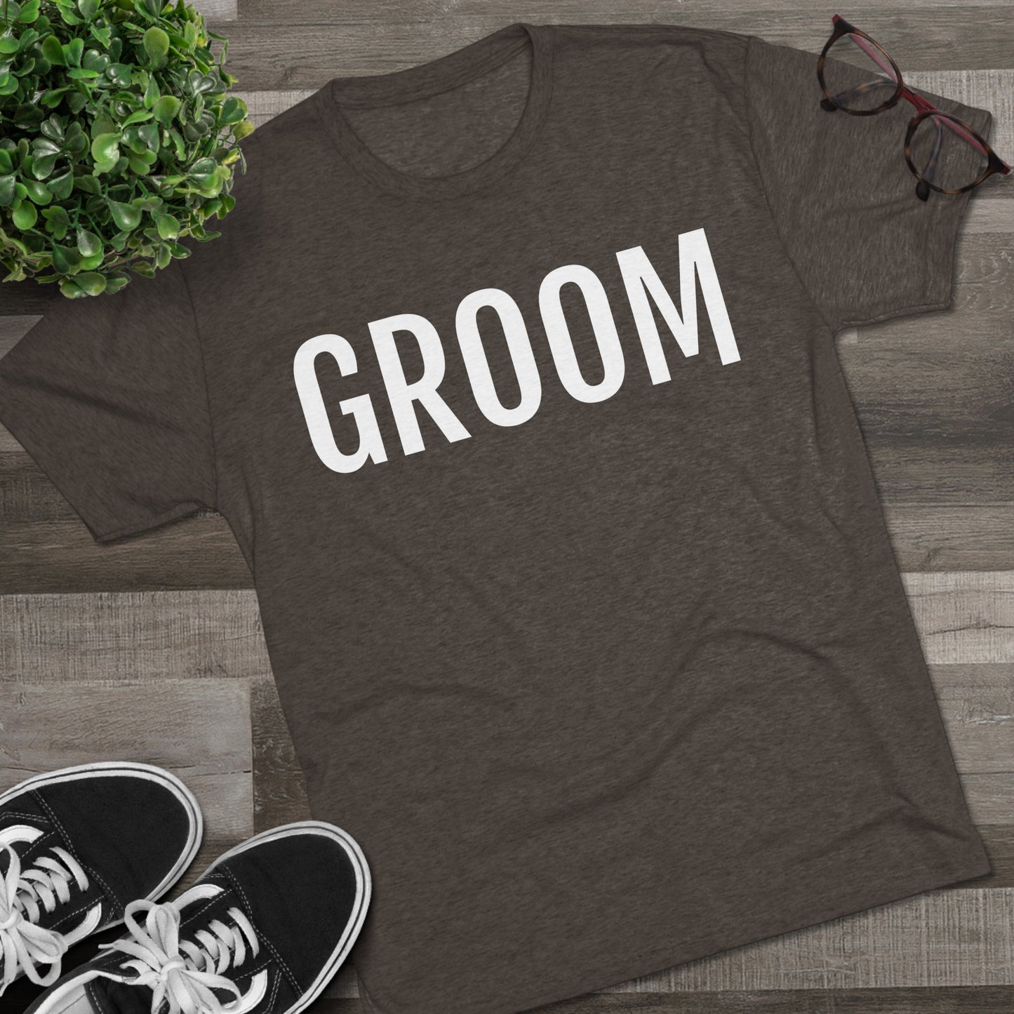 Unisex Tri-Blend Crew Tee - Groom