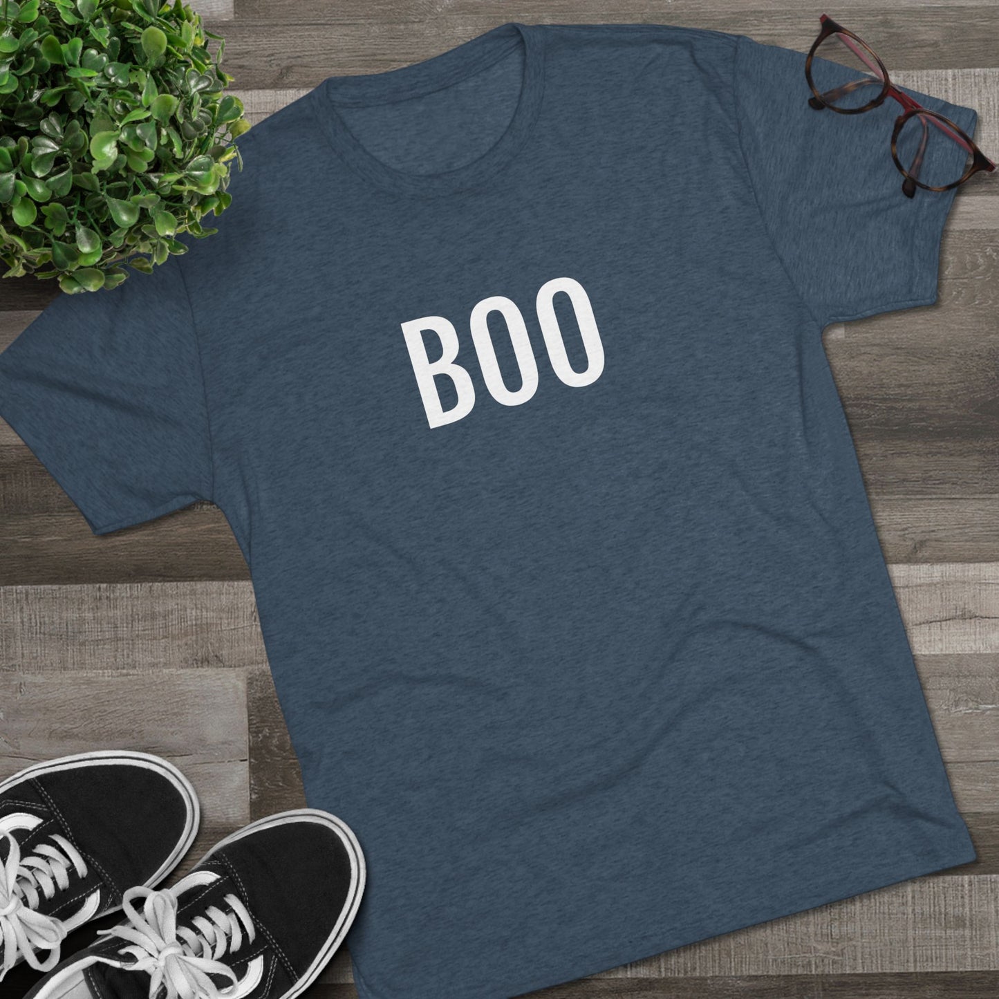 Unisex Tri-Blend Crew Tee - Boo
