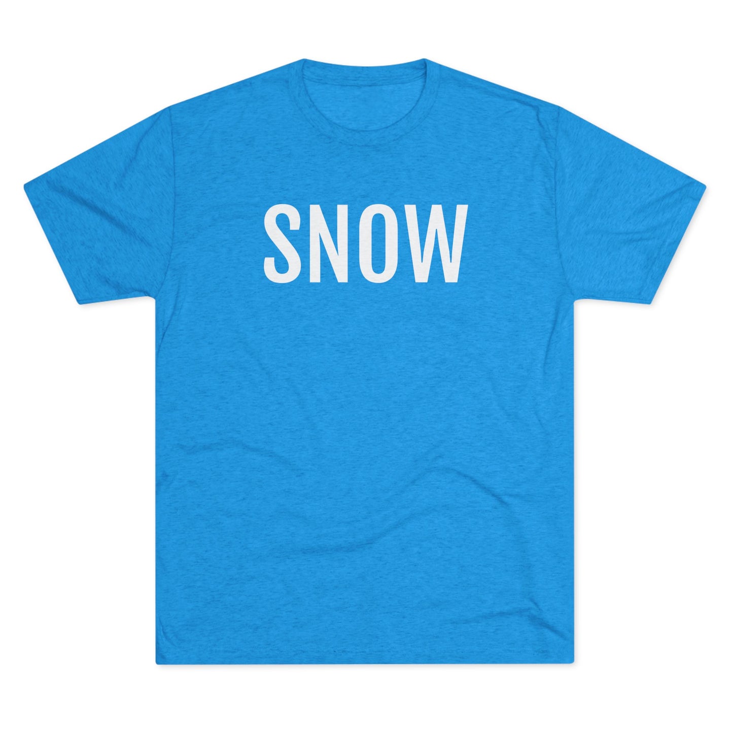 Unisex Tri-Blend Crew Tee - Snow
